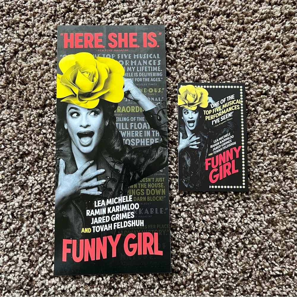 Funny Girl Broadway Pamphlets